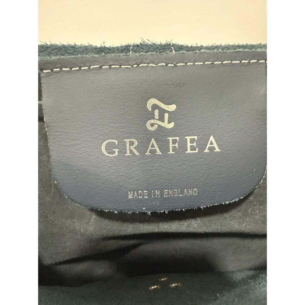 Grafea Leather Large Backpack Patriotic Color Made In England